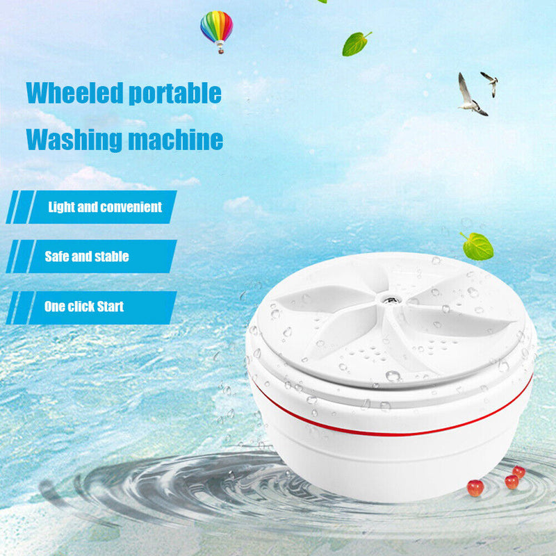 Turbo Washer Blue Light Sterilization Portable for Intimate Clothes Socks Towels