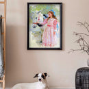 DIY Digital Oil Paint By Numbers Girl Color Drawing Picture Home Decoration Gift