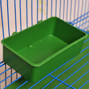 Plastic Parrot Shower Bathtub Bird Food Bowl Stand Shower Box Pet Supplies