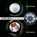 Foldable Magnify Glass with LED Light and Stand Handheld Foldable Magnifier