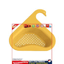 Colander Sink Strainer Kitchen Sink Shelf Faucet Hanging Basket (Yellow) Newly