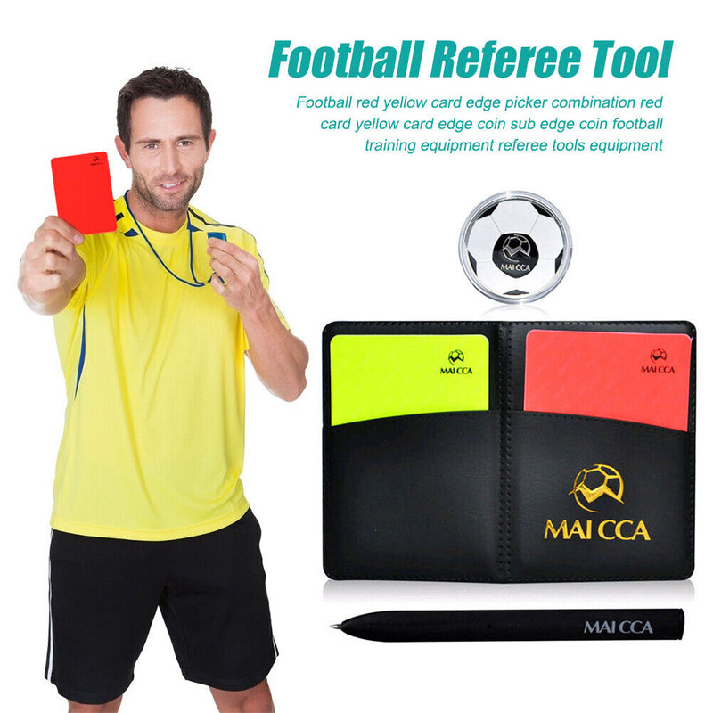 Soccer Referee Cards Football Outdoor Sports Red Yellow Card Training Equip