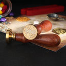 Wax Seal Stamp Animal Patterns Handmade Fire Painting for Stamping Wedding