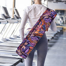 Printed Yoga Mat Bag Pilates Fitness Sports Exercise Pad Carry Backpack (2)