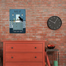 Cat on Sink Retro Metal Plate Tin Sign Plaque Poster Wall Art for Bar (A) Newly