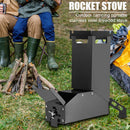 Picnic Hiking Rocket Stove Outdoor Camping Stainless Steel Wood Burning Stove