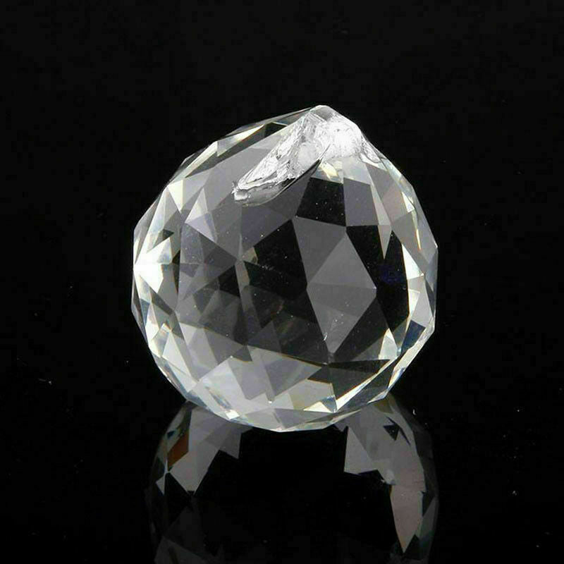 50 mm FENG SHUI HANGING CRYSTAL BALL Sphere Prism Rainbow Pendant K9K2