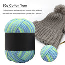 Gradient Color Milk Cotton Yarn Scarf Sweater Crochet Knitting Yarn (V) Newly