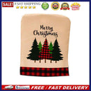 Christmas Chair Back Cover Cloth Christmas Chair Cap for Home Table Dinner Decor