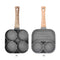 Frying Omelet Pan Non-stick Egg Steak Ham Pancake Breakfast Maker (2 Holes)