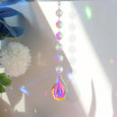 #A Crystal Windchimes Ornaments AB Color Beads Window Craft Garden Balcony Penda