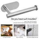 Toilet Paper Holder Adhesive Bathroom Tissue Holder Paper Roll Wall Stand Newly