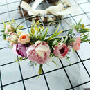 Floral Crown Hair Band Flower Headband Flower Halo Headpiece Floral Garland K8X4