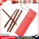 Folding Chopsticks Outdoor Camping Picnic Portable Tableware (Mahogany) Newly