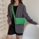 Designer Messenger Bags Belt Buckle Padded Quilted Crossbody Bag Portable Travel
