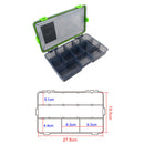 Double Sided Fish Hook Lures Bait Storage Box Fishing Tackle Case (Green)