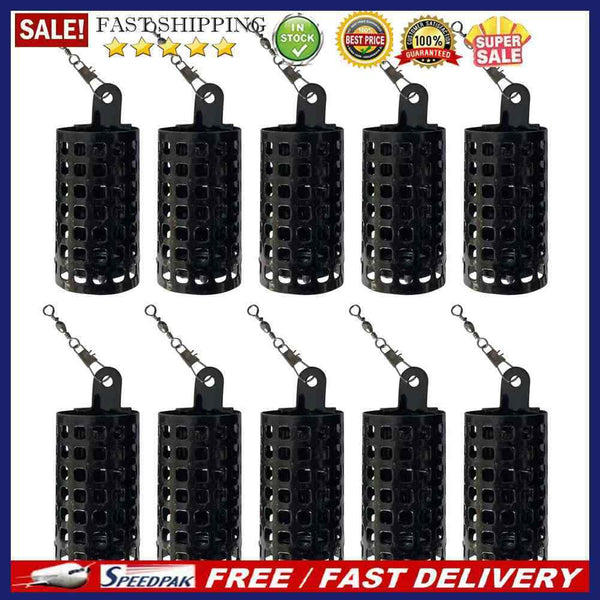 Metal Lure Container Basket Fishing Bait Feeder Cages Fishing Tackle Accessories