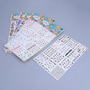 12 sheets Manicure Halloween Water Transfer Nail Art Decoration Stickers