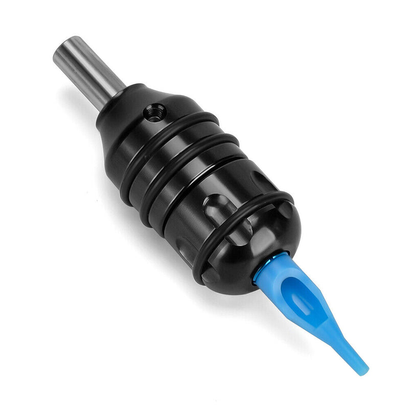 Aluminum Alloy Tattoo Grip 24mm Handle Non-Slip Self-locked Tube (Black) Newly