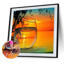 5D DIY Diamond Painting Cup Landscape Full Round Drill Mosaic Kit Wall Picture
