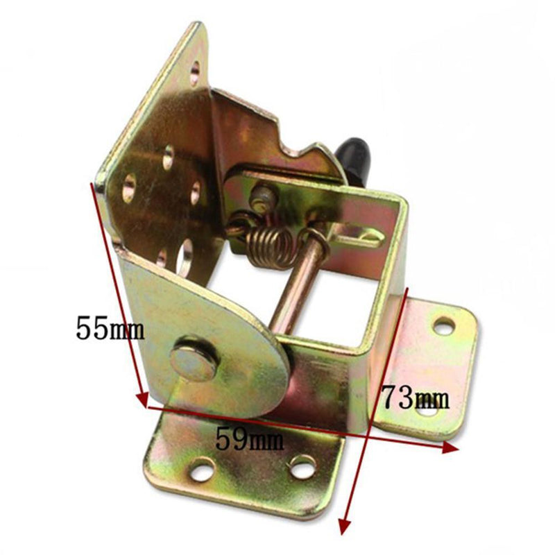 Metal Locking Folding Table Chair Leg Brackets Cabinet Hinges for Furniture