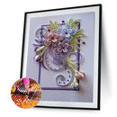 5D DIY Diamond Painted Round Diamond Flower Series E602
