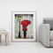 Umbrella Girl Oil Paint By Number Set DIY Coloring Drawing Hand Painted Wall Art