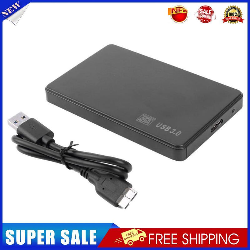 Plastic 3TB USB 3.0 Enclosure Case 2.5 inch SATA SSD HDD Mobile Box