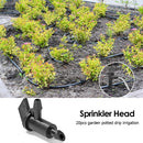 20pcs Drop Head Irrigation Water Dropper Kit for Plant Emitters (Black)
