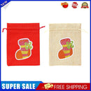 Drawstring Christmas Candy Bag DIY Diamond Painting Kit (FD006A+FD006B)