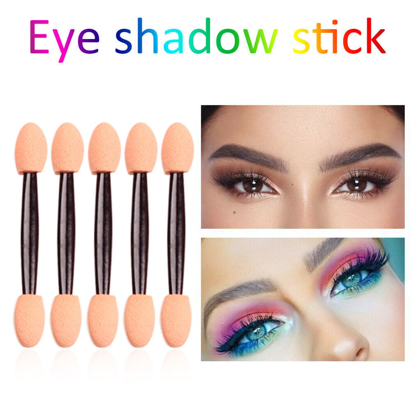 50pcs Professional Sponge Stick Makeup Eye Shadow Brush Women Cosmetic Tool