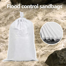 Empty White Sandbag-Woven Polypropylene Sand Bags with Solid Ties for Flooding