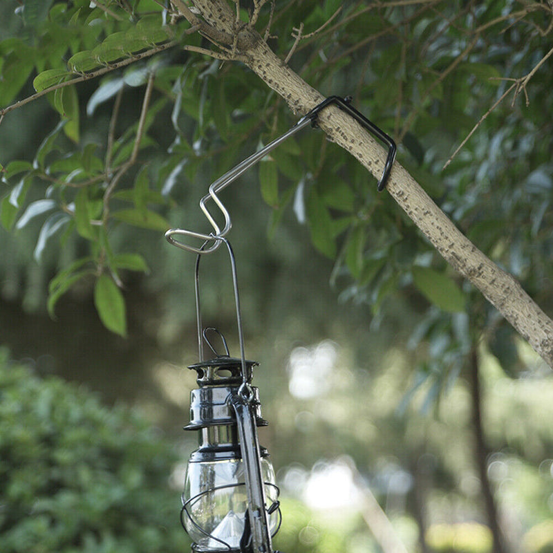 Portable Aluminum Alloy Tent Pole Lamp Holder Hook Outdoor Camping Equipmen