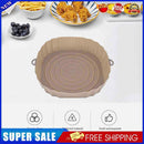 #A Air Fryer Basket Heat Resistant Air Fryer Mats Square Parchment for Toaster O