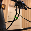 10pcs Bicycle Brake Gear Cable S Style Clips Hose Guide Line Hook (Green) Newly