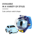 4 Channels 1/58 5km/h 2.4GHz Racing Car Wrist Watch Controlled RC Small Vehicle