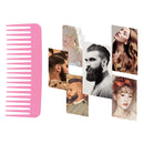 Smooth Comb Portable Wide Tooth Hairdressing Comb Pro Flat Comb (Pink) Newly