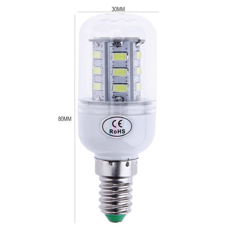 Smart IC 220V-240V E14 LED SMD 5730 LED Lamp Corn Bulb White Light(24SMD) Newly