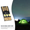 Camping Portable Mini LED Lights Energy Saving Rechargeable Lamp (5pcs) Newly