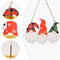 Xmas Decor Sign Gnome Door Hanger Christmas Door Decoration Hanging Sign Wood