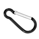 10pcs Backpack Carabiner Hiking Camping Spring Hang Hook Buckle (Black) Newly