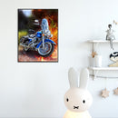 N/A 5D DIY Full Drill Diamond Painting Motorcycle Cross Stitch Embroidery Kit