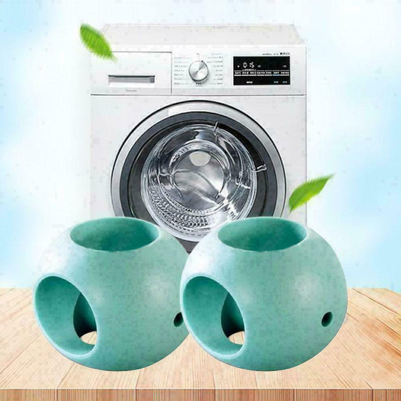 Laundry Ball Green Hard Rubber Anti Limescale Magnetic Machine E6Q3 HNICE I5B2