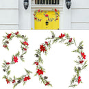 Wedding Decor Plants Faux Red Fruit Pine Needle Eucalyptus Leaf Vines Pine Cone
