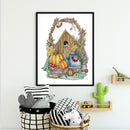 Part Embroidery Autumn Impression Counted Cross Stitch 14CT Cotton Kits