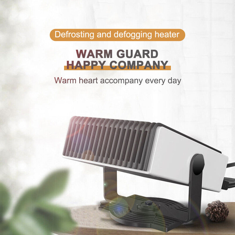 Car Heater Air Cooler Fan Windscreen Demister Defroster Portable Heating Device