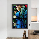 Praying Girl Full Round Drill Mosaic Diamond Painting DIY Rhinestone Crafts Gift