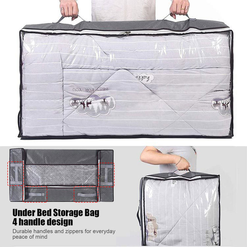 Under Bed Storage Organizer Sturdy Structure Large Capacity Underbed Bag Gr