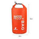 Swimming Bag Waterproof Dry Sack Storage Trekking Boat Phone Pouch (Orange)