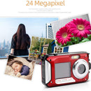 B268 Digital Photo Camera Waterproof Video Recorder Dual Screen DV Camcorder
